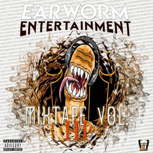Earworm Entertainment - Earworm Mixtape Vol 3, Mixtape Cover Art