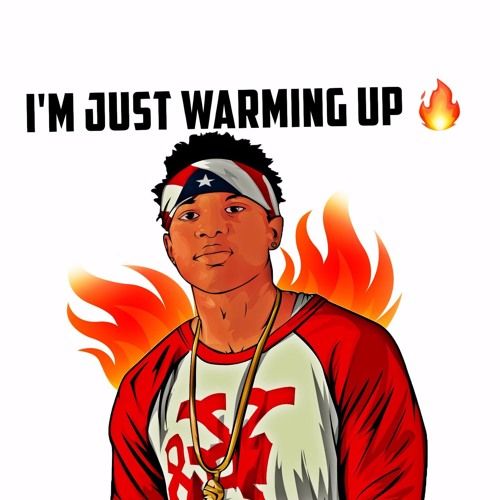 Ez Kidd - Im Just Warming Up, Mixtape Cover Art