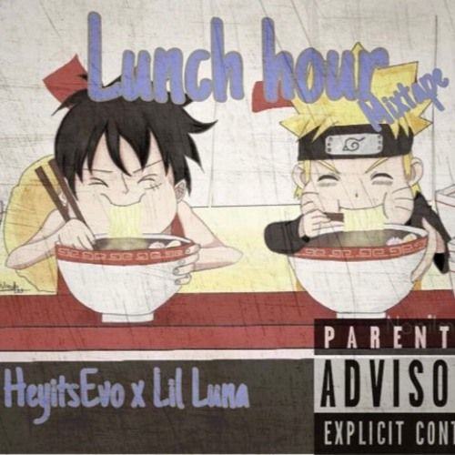 Heyits3vo and Lil Luna - Lunch Hour,  EP Cover Art