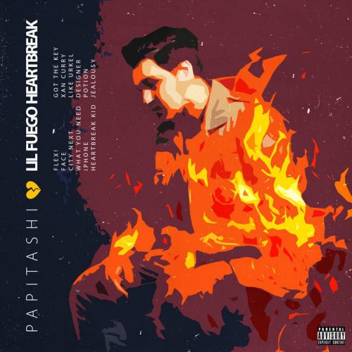 Papi Tashi - Lil Fuego Heartbreak,  Album Cover Art